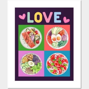 Healthy Snacks Are My Love Language Posters and Art